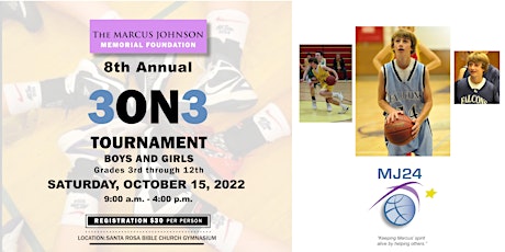 Marcus Johnson Memorial Foundation 8th Annual 3 on 3 Basketball Tournament