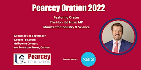 Pearcey Oration 2022 primary image