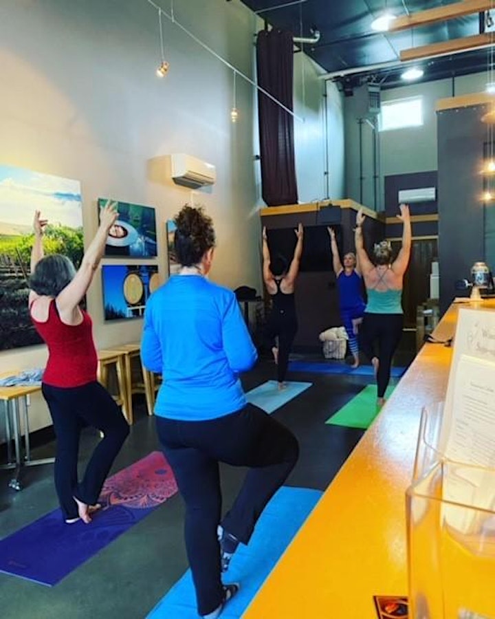 Yoga + Wine at Beaumont Cellars Woodinville image