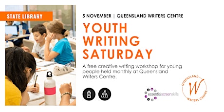 Youth Writing Saturday - November: Queensland Writers Centre primary image