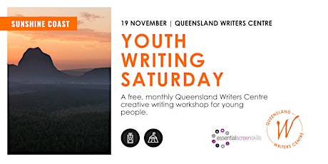 Youth Writing Saturday - November: Sunshine Coast primary image