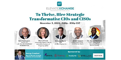 To Thrive, Hire Transformational CIOs and CISOs