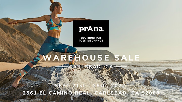 prAna Warehouse Sale - Carlsbad, CA image