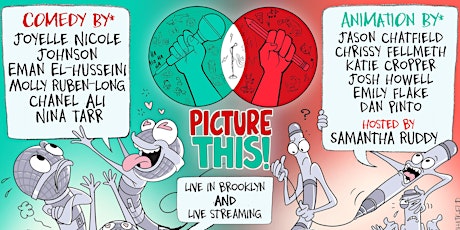NEW YORK LIVESTREAM ONLY Picture This!: Live Animated Comedy