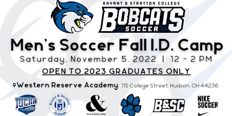 Bryant & Stratton College Ohio Men's Soccer 2023 Fall I.D. Camp
