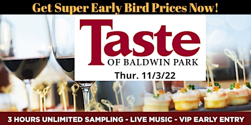 Taste of Baldwin Park 11/3/22