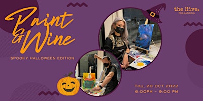 Paint and wine: Spooky Halloween Edition