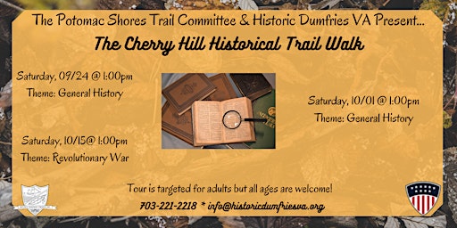 Cherry Hill Historical Trail Walk, Fall 2022 (Revolutionary War)