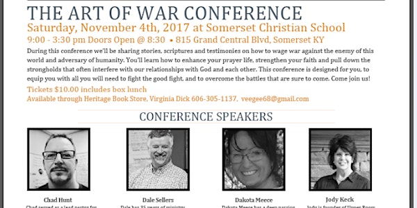 2017 Somerset Foundation/Heartscry Conference