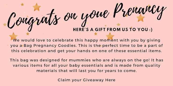 Grab your Pregnancy Goodies Bag (Worth up to $150) image