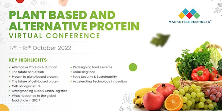 MarketsandMarkets Plant Based and Alternative Protein Virtual Conference image