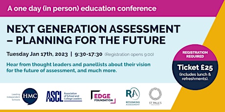 Next Generation Assessment – Planning for the future