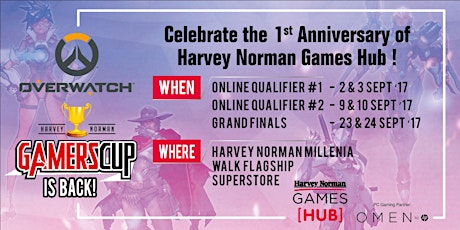 Overwatch Harvey Norman Gamers Cup 2017 - Qualifiers 1 primary image