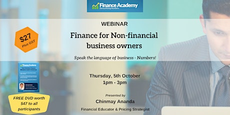 Finance for Non-financial Business Owners - WEBINAR primary image