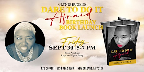 Local Author, Glynis Eugene. DARE TO DO IT AFRAID Birthday Book Launch