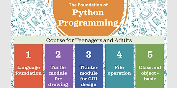 The Foundation of Python Programming (1 hour * 4 lessons)