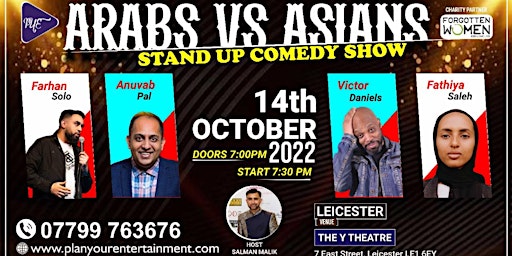 Arabs vs Asians Standup Comedy Show Leicester