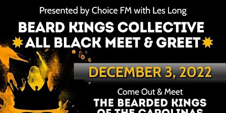 Beard Kings Collective  All Black Meet & Great
