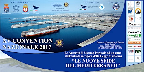 Immagine principale di XV Convention Nazionale 2017- Le nuove sfide del Mediterraneo 