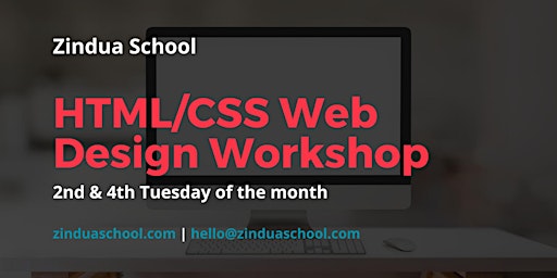 Web Design for Software Developers | Project-based HTML & CSS Workshop