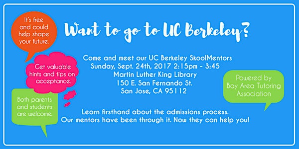 UC Berkeley College Admissions Workshop