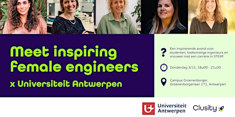 Meet inspiring female engineers X Universiteit Antwerpen