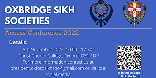 Oxbridge Sikh Societies Access Conference