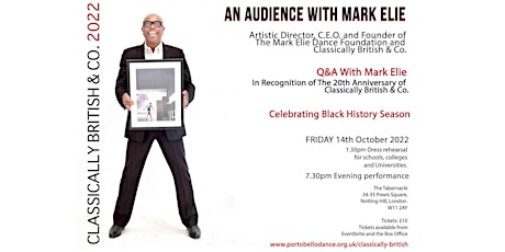Classically British & Co. 2022 - An Audience With Mark Elie primary image