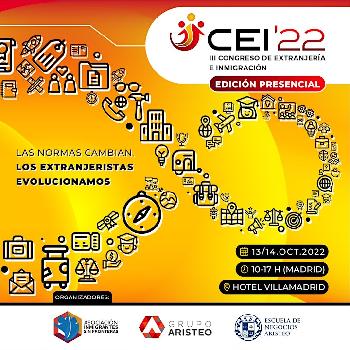 Imagen de III Congreso de Extranjería e Inmigración (PRESENCIAL) #CEI22