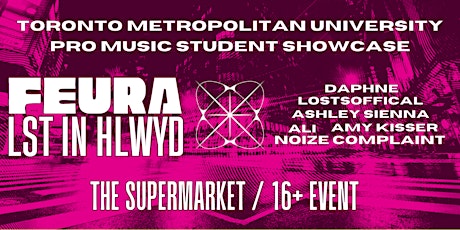 Primaire afbeelding van TMU Pro Music Student Showcase