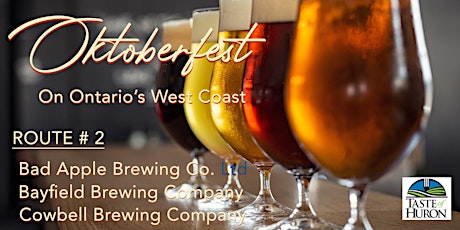 OKTOBERFEST ON OWC:  Vine and Ale Trail ROUTE 2 (Start/End Goderich)