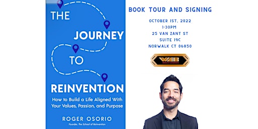 BOOK TOUR AND SIGNING - JOURNEY TO REINVENTION BY ROGER OSORIO