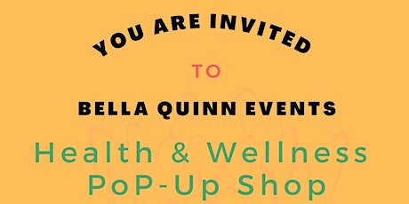 Health and wellness POPUP-SHOP