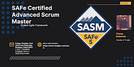 Certified Advanced SAFe Scrum Master