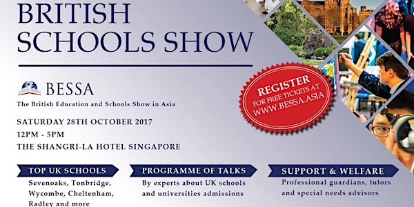 BESSA 2017 - The British Education and Schools Show in Asia