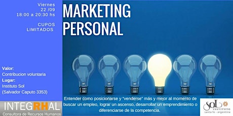 Immagine principale di Taller de Marketing Personal 