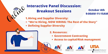 Interactive Panel Discussion: "We are Hiring" & "Resources"