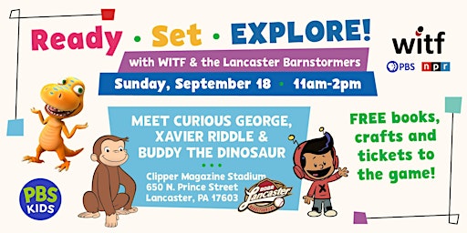 Ready, Set, Explore! with the Lancaster Barnstormers primary image