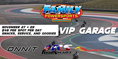VIP Garage Expereince at Circuit of The Americas with Ridesmart