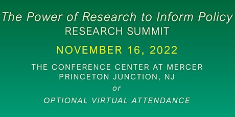 The Power of Research to Inform Policy Research Summit