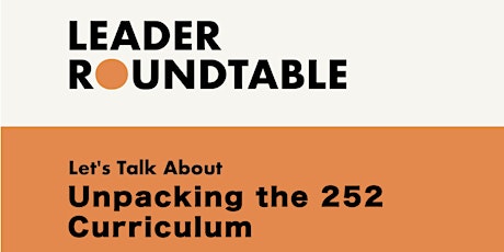 Let's Talk About Unpacking the 252 Curriculum (Western Hemisphere)
