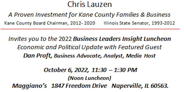 Lauzen Business Leader Insight Luncheon with Dan Proft