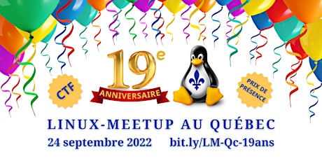 Imagen principal de 19 ans de Linux-Meetup au Québec !