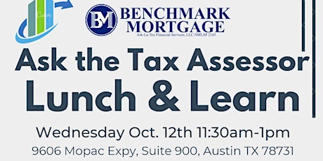 Ask The Tax Assessor Lunch and Learn - October 12th