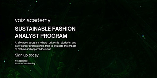 Sustainable Fashion Analyst Program