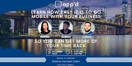 Learn how easy it is to Go Mobile with your Business @ 1 pm