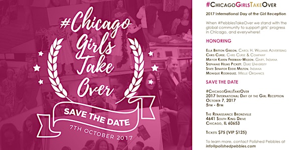 #ChicagoGirlsTakeOver: Celebrate International Day of the Girl with Polished Pebbles