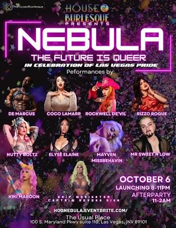House of Burlesque presents Nebula: the Future is Queer image
