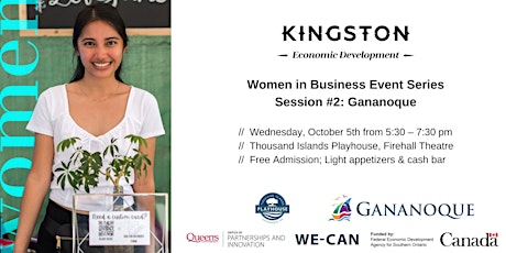 Women in Business Event Series - Session #2: Gananoque