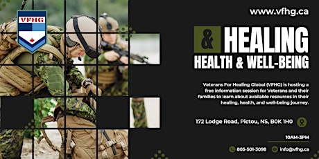 Veterans: Healing, Health & Well-Being Free Information Session
